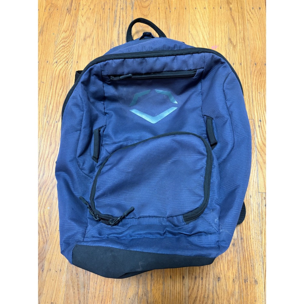 EvoShield Navy Blue Softball Baseball Backpack Equipment Bag with Fence Hook